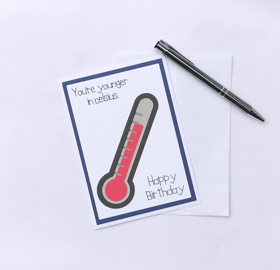 Funny Birthday Card Over The Hill Birthday Card Birthday Etsy