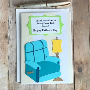 Fathers Day Card, Funny Card for Dad, Dad Gift Dad, Father's Day Card, Sarcastic Card for Dad, Handmade Card, Funny Father's Day Card image 4