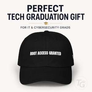 Root Access Granted Hat, Cybersecurity Hat, Tech Grad Gift, IT Graduation Gift, Programmer Gift, Hacker Hat, Computer Science Gift