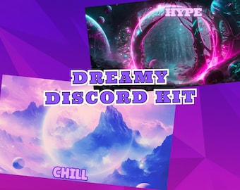 Discord Server Template Dreamy Kit Chill Hype Customizable Layout Gaming Community
