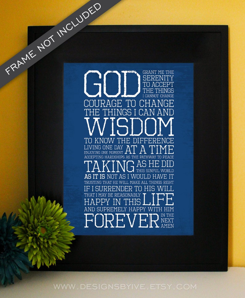 what is the aa serenity prayer