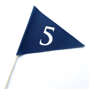 Flag Table Numbers, Golf Themed, Vintage Decor, Rustic Table Numbers ...