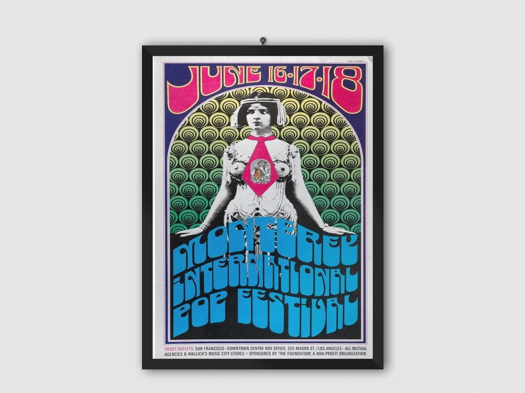 Jimi Hendrix, Janis Joplin, Otis Redding, the Who 1967 Monterey Pop ...