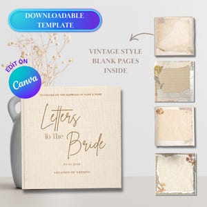 Downloadable Vintage-style Letters to the Bride book