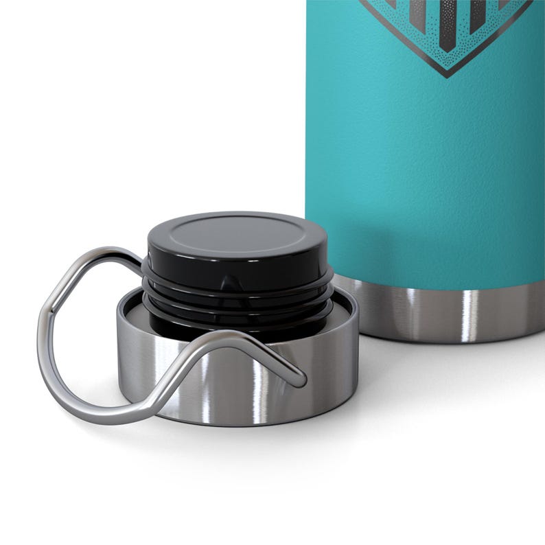 Botella de agua isotérmica con el escudo de la selección nacional de fútbol de EE. UU. – Botella de acero inoxidable de 650 ml – Artículos para aficionados de EE. UU. imagen 18