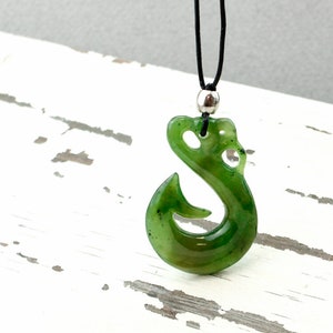 Jade Hook Necklace -  New Zealand