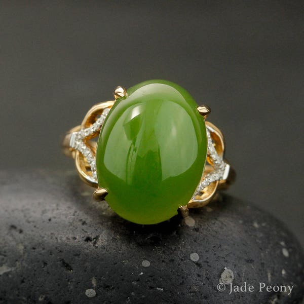 Jade Ring - Etsy