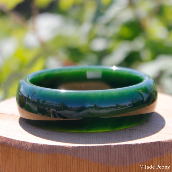 Nephrite bangle on sale