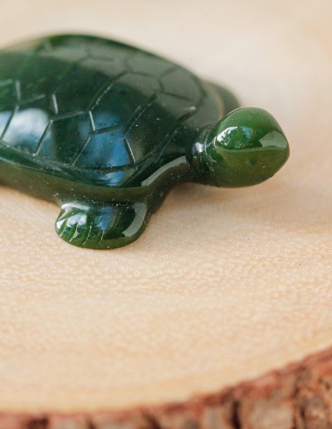 Green Nephrite Jade Turtles Carved Jade Turtle Canadian - Etsy