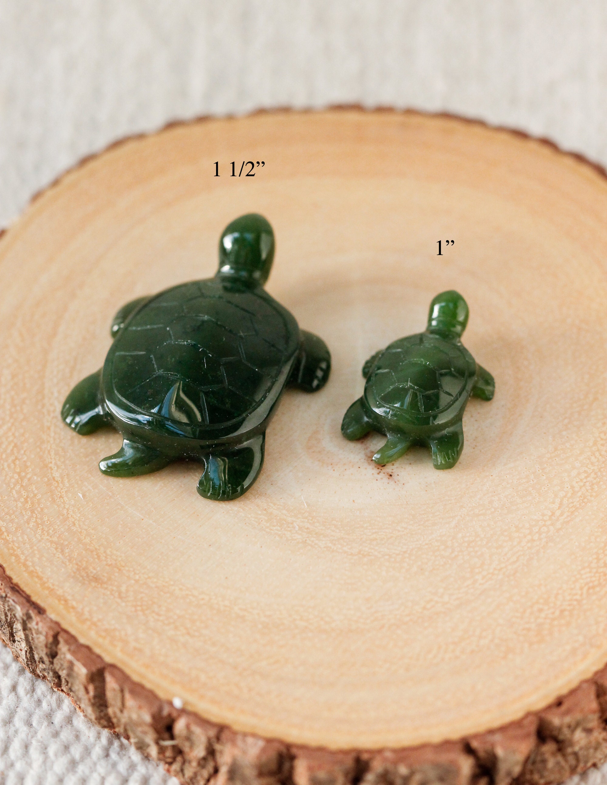 Green Nephrite Jade Turtles Carved Jade Turtle Canadian Etsy