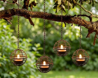 4 Pack wasserdichte Solar Licht hängende Laternen dekorative Hängeleuchten im Freien für Garten Terrasse Yard Solarleuchten im Freien Dekor
