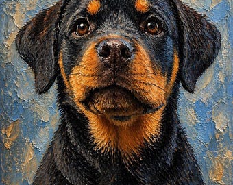 Retrato personalizado a partir de una foto sobre lienzo: pintura al óleo digital personalizada, regalo único para cumpleaños, aniversarios, familiares y amantes de las mascotas.