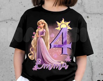 Princess Birthday Shirt, Theme Party, Family Matching T Shirt, Unisex Shirt, Gift for Kids, All Sizes DV39