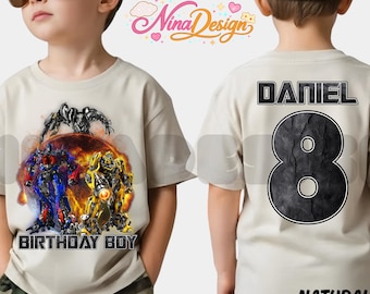 Personalized Kids Shirt, Birthday Theme Party Shirt, Birthday Boy Family Shirts, All sizes DV07