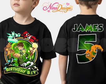 Personalized Boy Birthday Shirt, Theme Party, Family Matching Tee, Gift for Kids, Unisex Tee, All Sizes DV91
