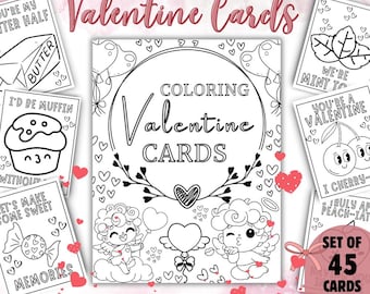 Tarjetas de San Valentín, páginas para colorear, actividad de San Valentín, San Valentín para niños, tarjetas de San Valentín, actividad de San Valentín