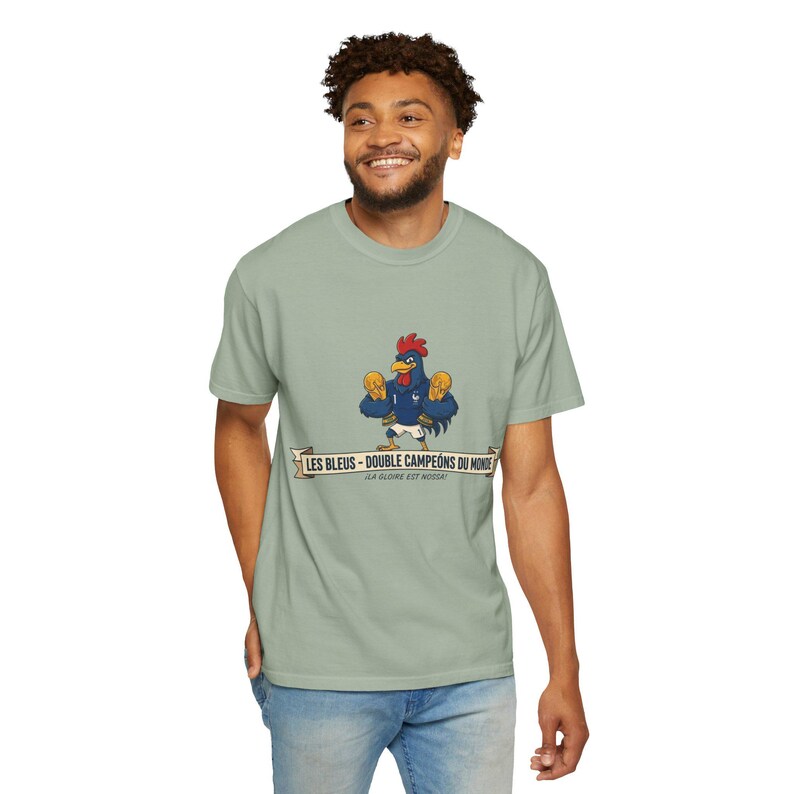 Team France World Cup Wins T-shirt - Soccer Tee, France Football Championships image 13