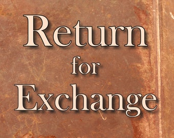 Return for Exchange - Purchased from Haglund's Jewelry only.