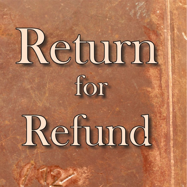 Return for Refund - Purchased from Haglund's Jewelry only.