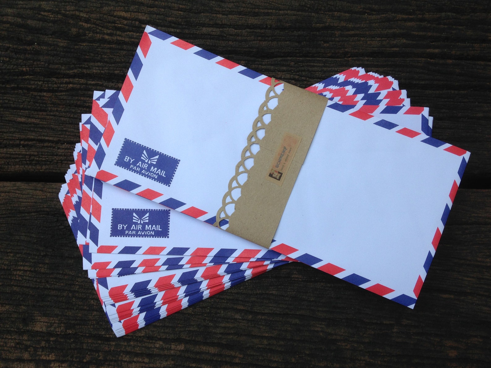 Set of 20 Vintage Airmail Envelopes 10.8cm X 23.5 cm 70 Etsy