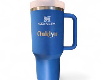 Personalized 40oz Stanley Water Bottle | Custom Name Engraved