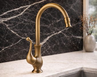 Antique Brass Kitchen Faucet Mixer Taps