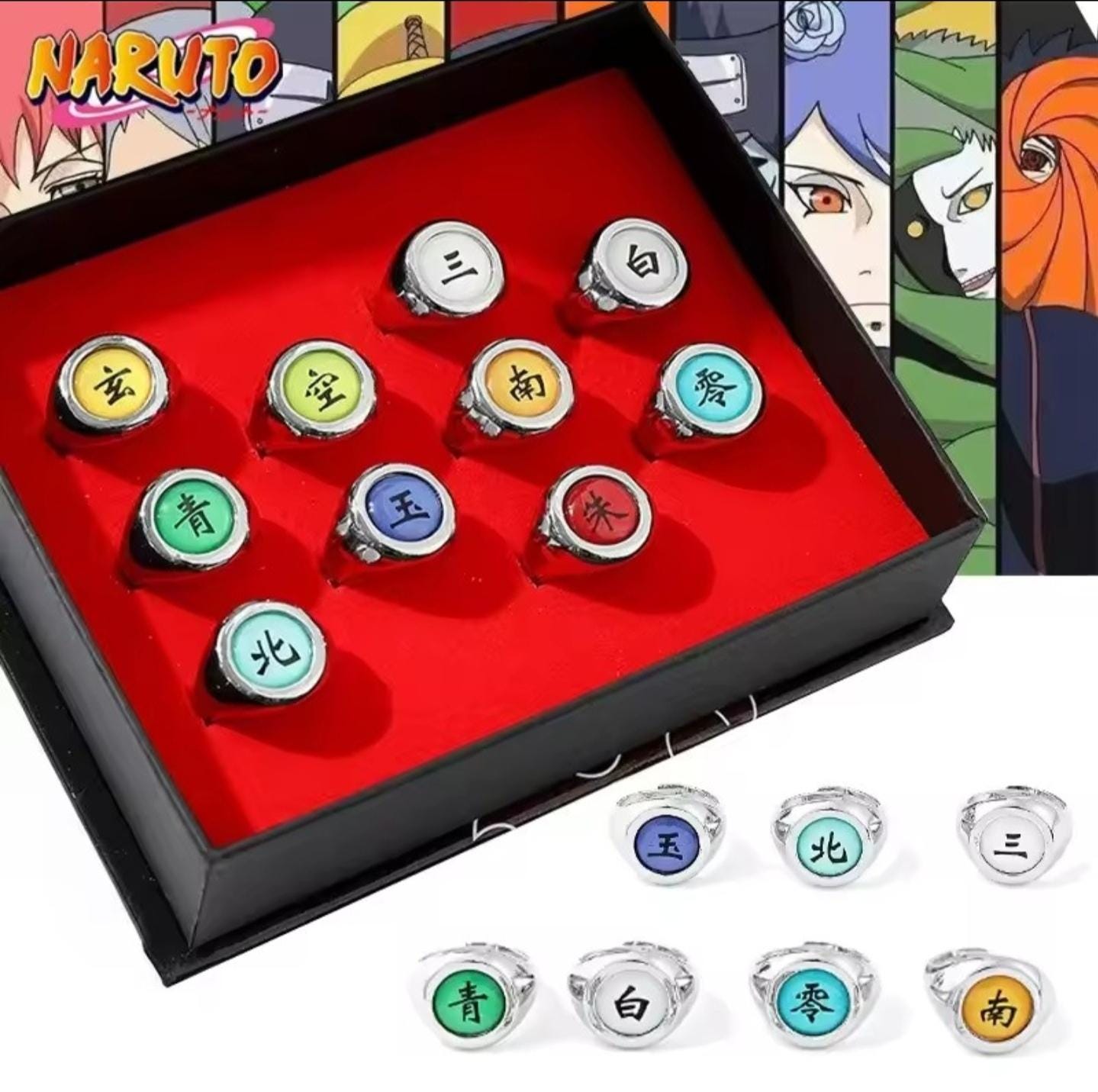Naruto All Akatsuki Rings