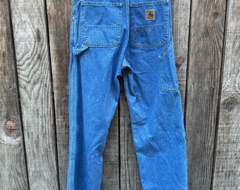 Jean Carhartt 1990's délavé moyen