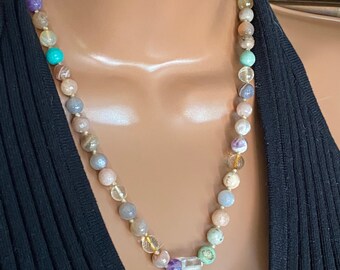 Multi Stone Necklace