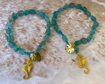 Golden Seahorse Bracelet