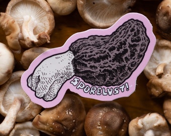 Morel Mushroom Sticker