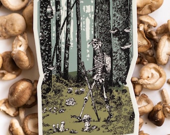 Old & Bold Forest Walker Sticker