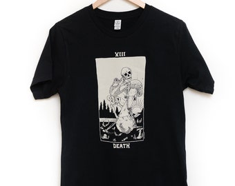 Death Card, Organic Cotton Mushroom Tee