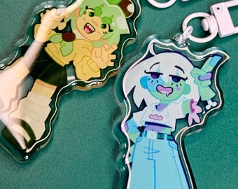 Guako Charms Originals Acrylic Keychain - 3" Double Sided Epoxy