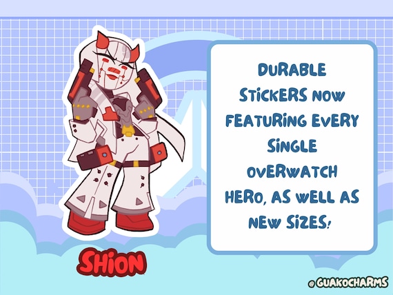 Overwatch Stickers - Super Freaking Sugoi - Every hero now available!