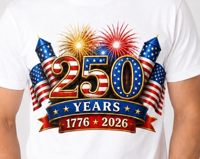 Featured listing image: USA's 250th Birthday! 33 PNG Files
