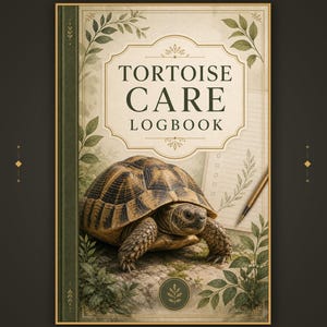 Tortoise Care Log Book Printable | Feeding, Health & Brumation Tracker | Safe Foods Guide PDF