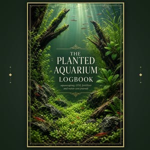 Planted Aquarium Log Book Printable | Aquascape Water Parameter, CO2 & Fertilizer Tracker | Algae Guide PDF
