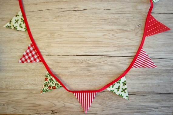 Download Mini Christmas Bunting Craft Kit Red Christmas Decorations Kit Etsy PSD Mockup Templates