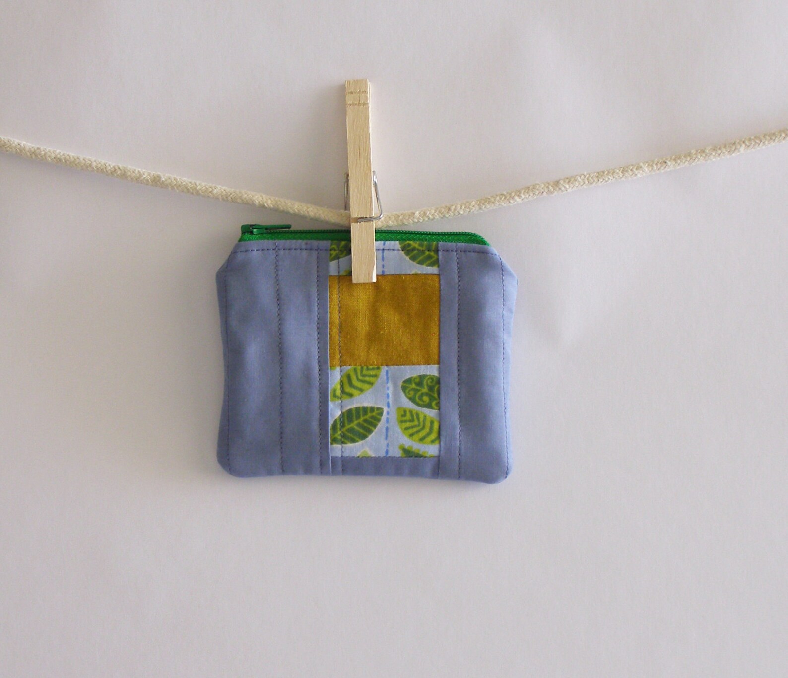 Multicolor - Handmade Quilted Cotton Coin Pouch 25