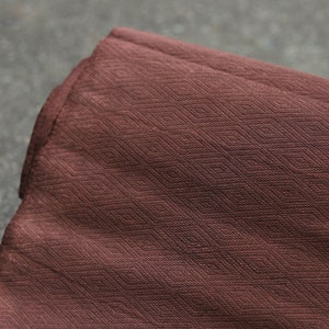 HUI Jacquard Cotton Fabric/Eco-Friendly Traditional Chinese Plant Dye Fabric/Earth Color Cotton Fabric By the Yard image 2