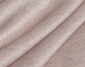 10 Colors Herringbone Double-Sided Alpaca Cashmere Wool Fabric - 150cm wide by the Yard