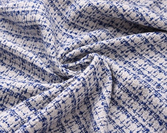 100/% WOOL TWEED FABRIC MIX LT GREY//PINK WINDOWPANE CHECK MADE IN GREAT BRITAIN
