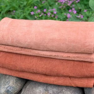 Hand woven cotton fabric, Hand dyed with Natural mineral dyes, Beautiful erythrinus craft fabric Coarse fabric- by the meter image 2
