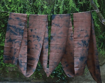 Hand dyed Earth Tones Cotton Fabric-By the Yard