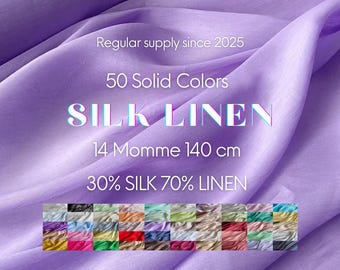 Silk Fabric, Silk Linen Blend Fabric, Solid Color, Good for Wedding,  Bridle, Special Texture, Half Yard by 45" Wide - Etsy