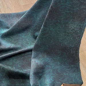 XAYUN - Handgjort 25 Momme HUALUO Jacquard Lera Sidentyg (Öppen struktur) - 113 cm på metervara