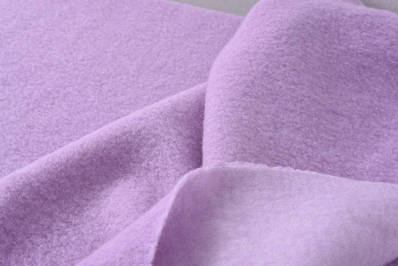 On Sale Beautiful Light Purple Knitted Wool Blend Fabric Etsy