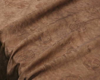 OUTSUN - Vintage Style 21 Momme Dirty Dyed Jacquard Mulberry Silk Fabric - 125cm wide by the Yard