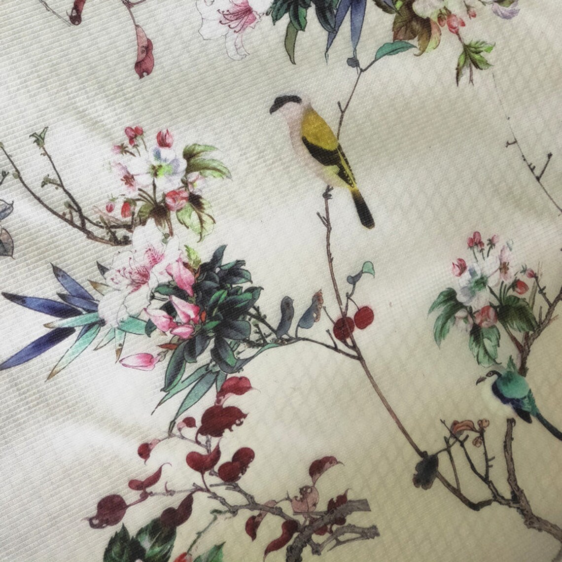 Digital painting Silk Organza Fabric 55 10mm 100 Fine Etsy